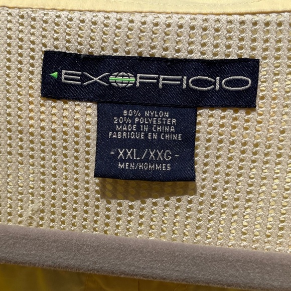 Exofficio yellow button down shirt size XXL - Picture 3 of 13